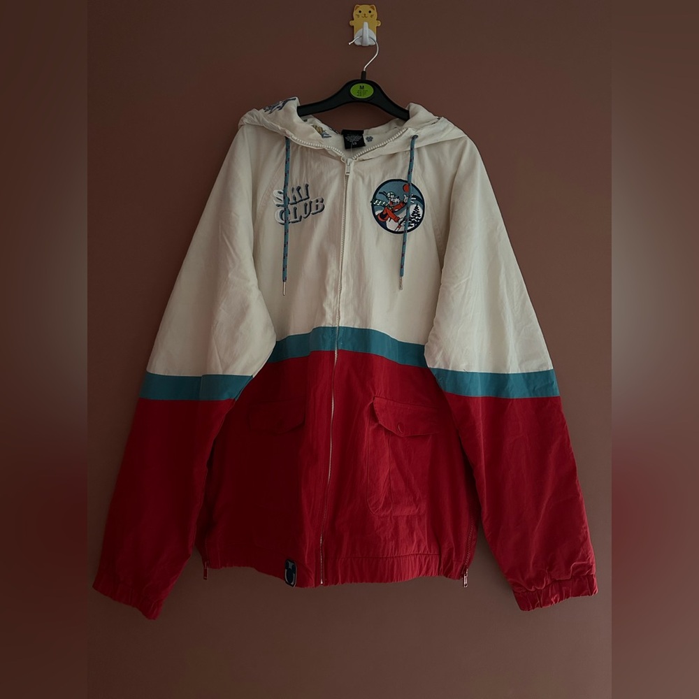 Disney Mickey & Friends Goofy Ski Club Color Block Windbreaker Jacket
